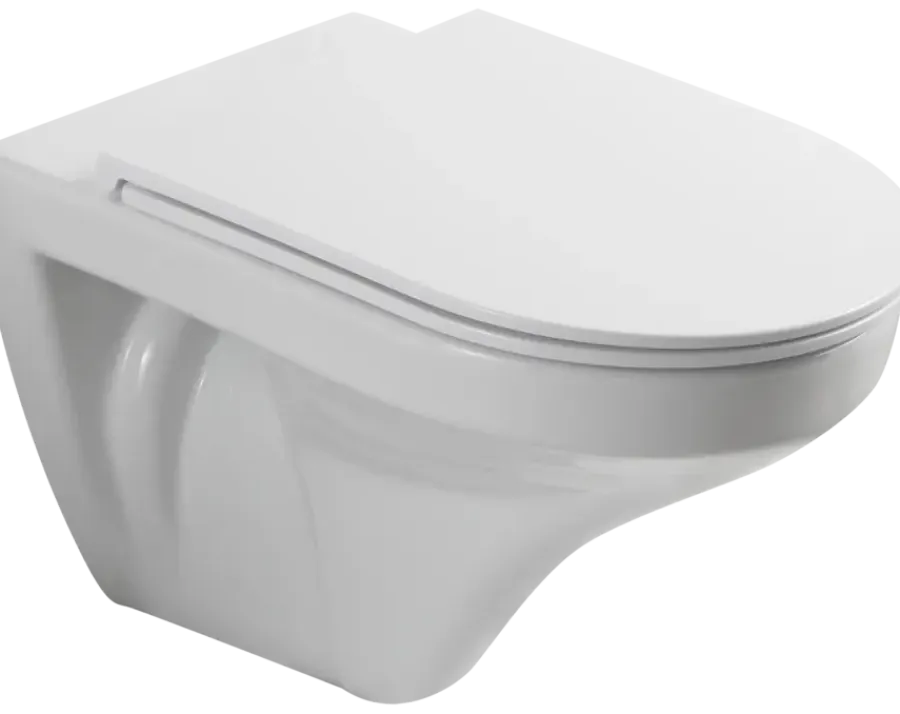 Atlantic hangend toilet Cody randloos wit
