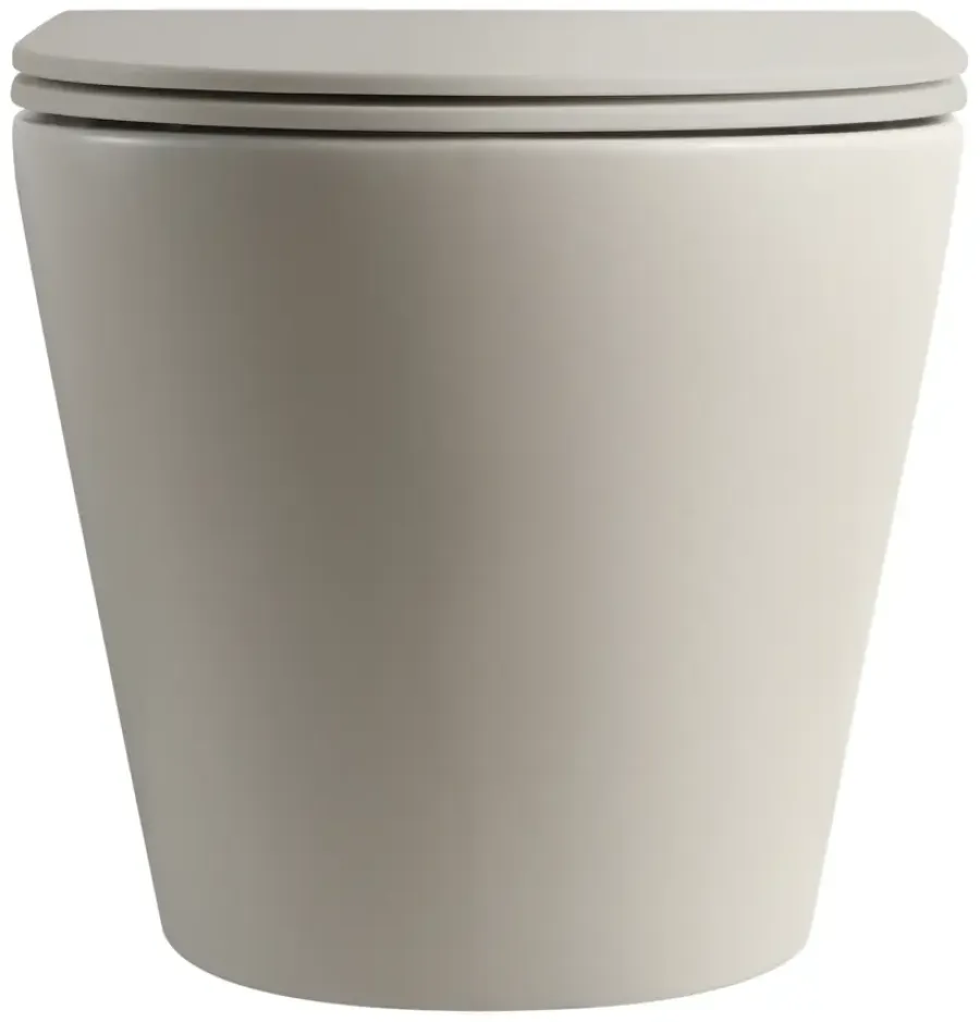 Atlantic hangend toilet Joey mat greige
