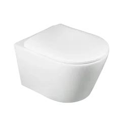 Atlantic hangend toilet Wesley wit