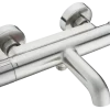 Atlantic thermostatische badkraan Colin RVS 15 cm