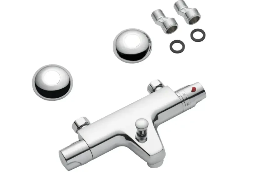 Atlantic thermostatische badkraan Marco chroom 15 cm