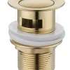 Atlantic wastafelafvoerplug Click pop-up goud