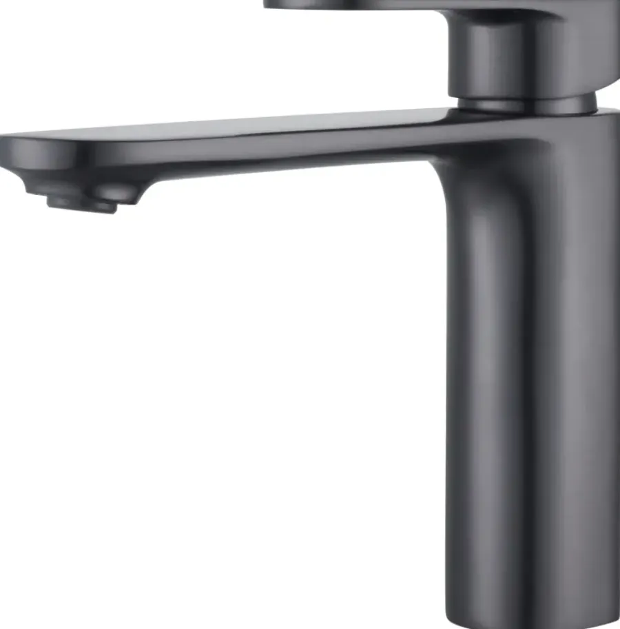 Atlantic wastafelkraan Iven gun metal