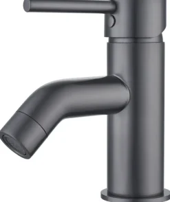 Atlantic wastafelkraan Oscar gun metal