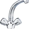 Atlantic wastafelkraan Thomas 2-knops chroom