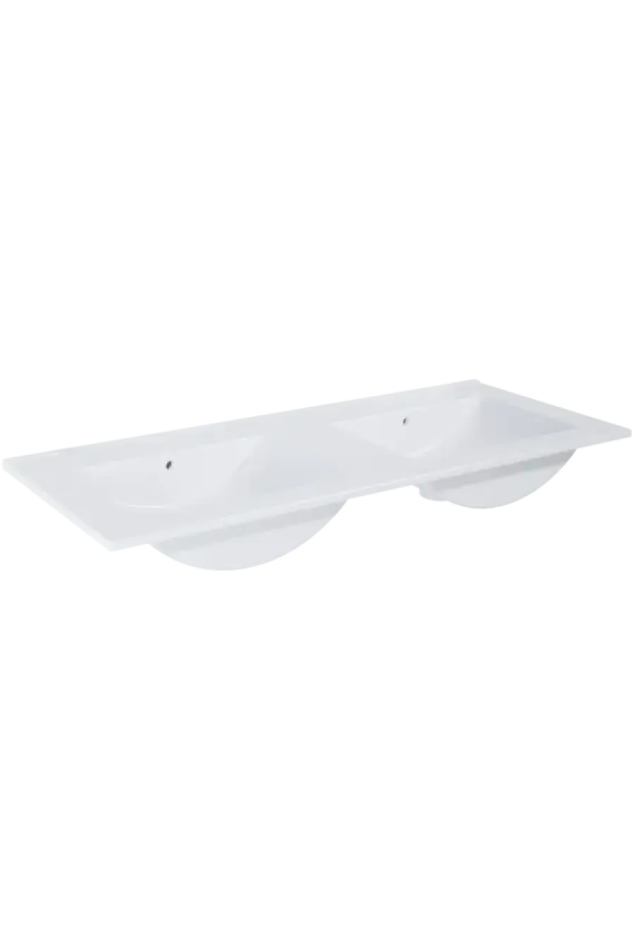 Atlantic wastafel Kyra wit keramiek 120 cm