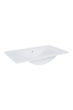 Atlantic wastafel Kyra wit keramiek 80 cm