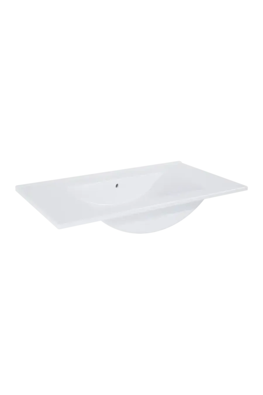 Atlantic wastafel Kyra wit keramiek 80 cm