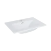 Atlantic wastafel Skappa wit keramiek 60 cm