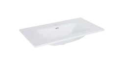 Atlantic wastafel Skappa wit keramiek 80 cm