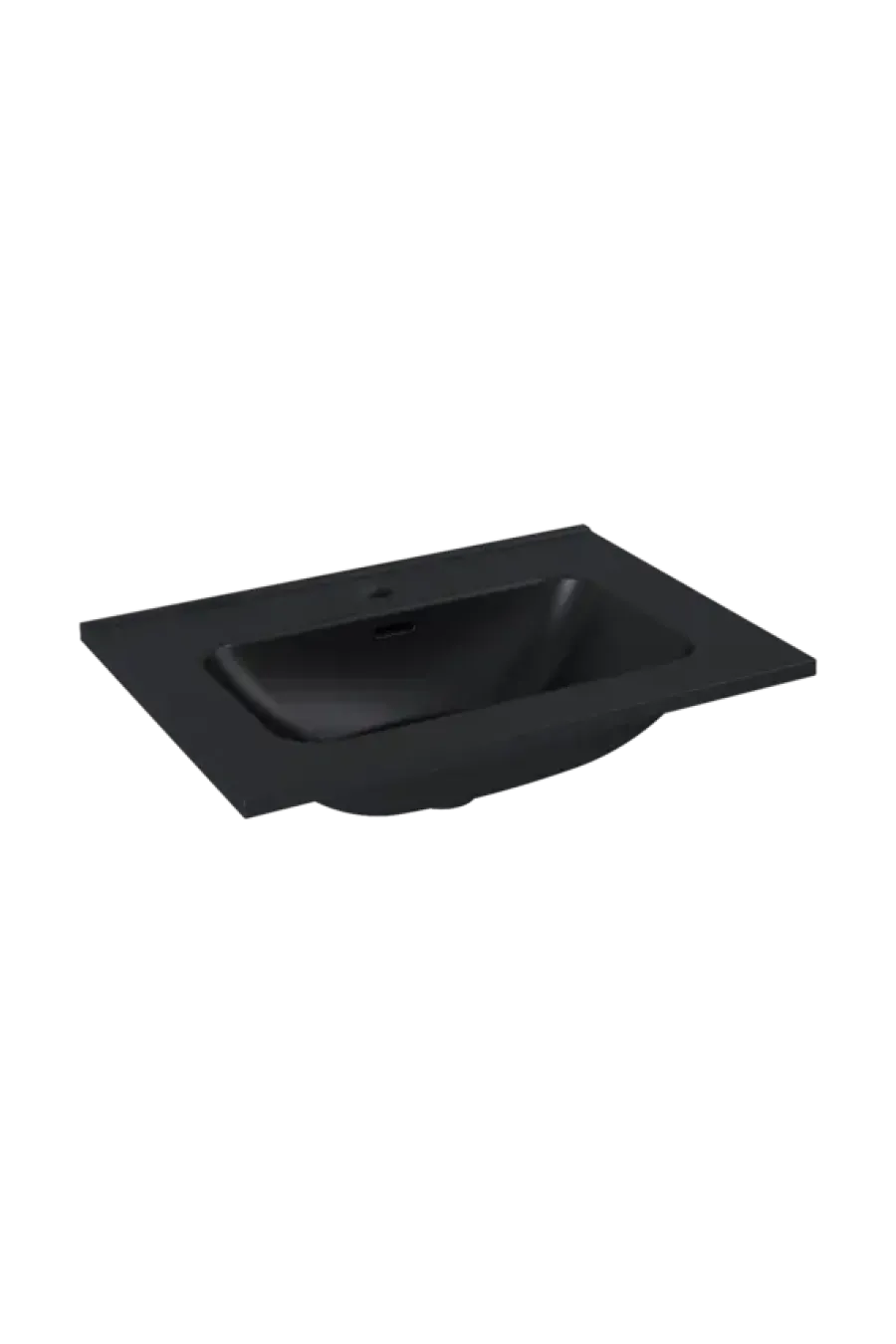 Atlantic wastafel Skappa zwart keramiek 60 cm