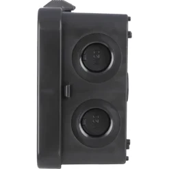 Attema kabeldoos zwart M20 met 3 wartels IP65