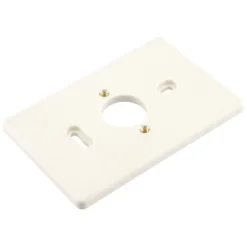 Attema Montageplaat Wit voor Combinatie en 2-Voudig Opbouw