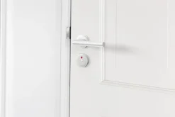 AXA deurkrukset Curve Milan aluminium rozet met wc-/badkamergarnituur
