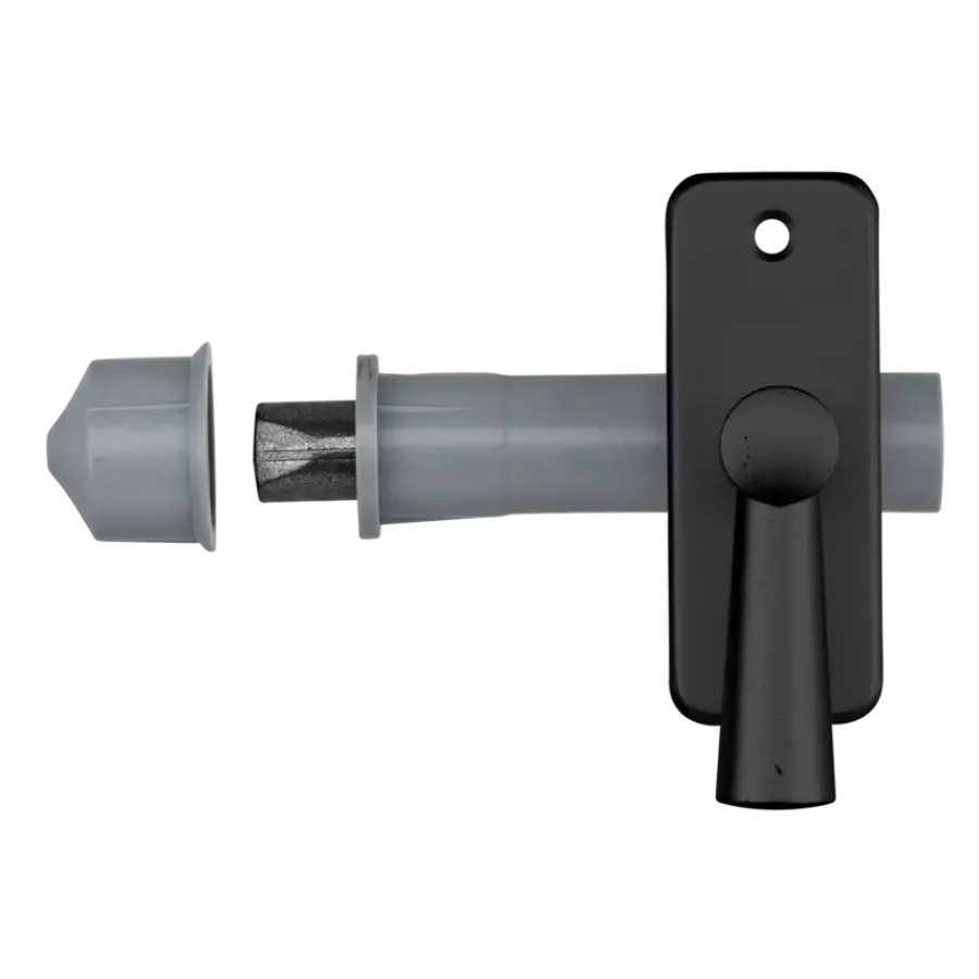 AXA inboorgrendel doornmaat 50mm zwart incl sluitkom