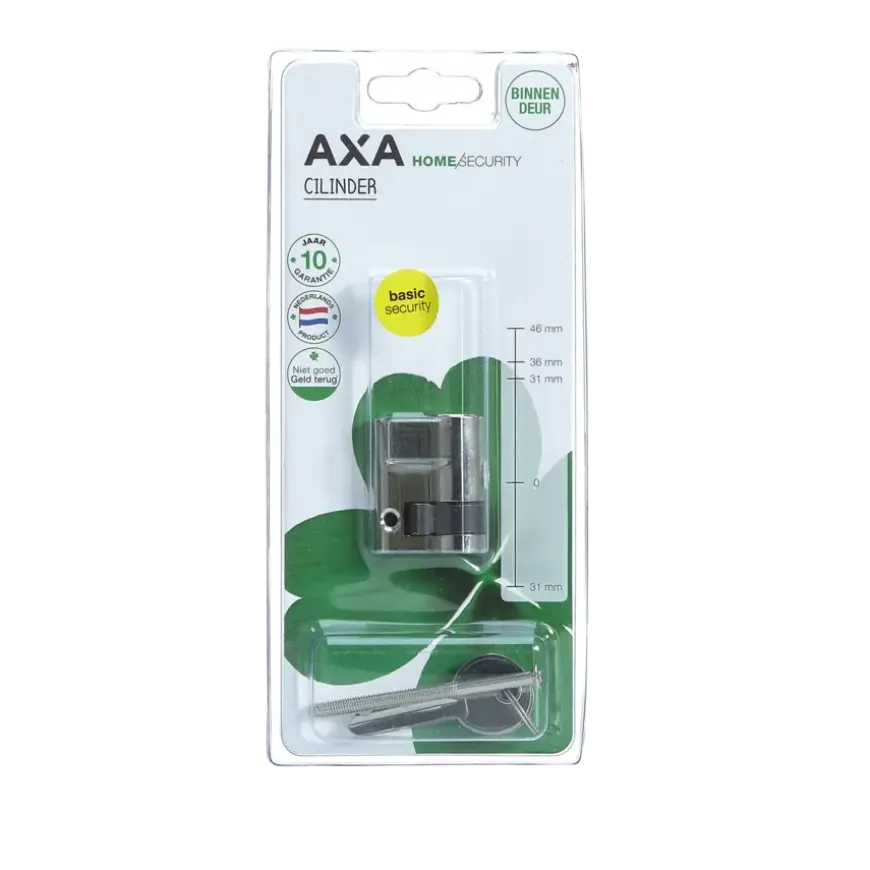 AXA profielcilinder enkel 30-10mm
