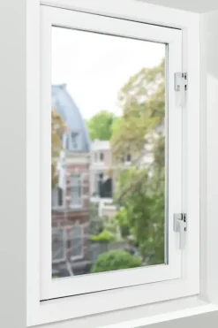 AXA Raamsluiting design met nok links aluminium