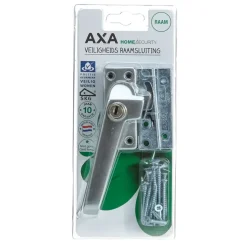 AXA raamsluiting met slot SKG 1-ster links aluminium buitendraaiend