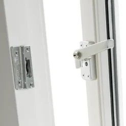 AXA raamsluiting met slot SKG 1-ster rechts aluminium buitendraaiend