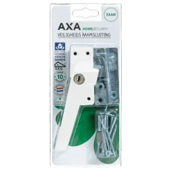 AXA raamsluiting met slot SKG 1-ster links wit buitendraaiend