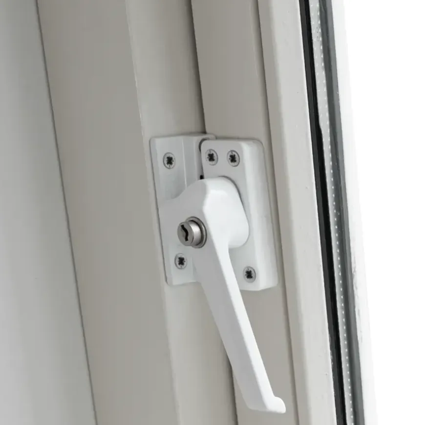 AXA raamsluiting met slot SKG 1-ster rechts wit buitendraaiend