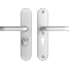 AXA veiligheidsbeslag Oval achterdeur aluminium langschild met SKG 3-sterren 55 mm