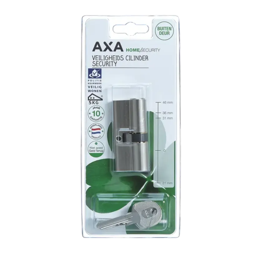 AXA veiligheidscilinder security 30-35mm SKG**