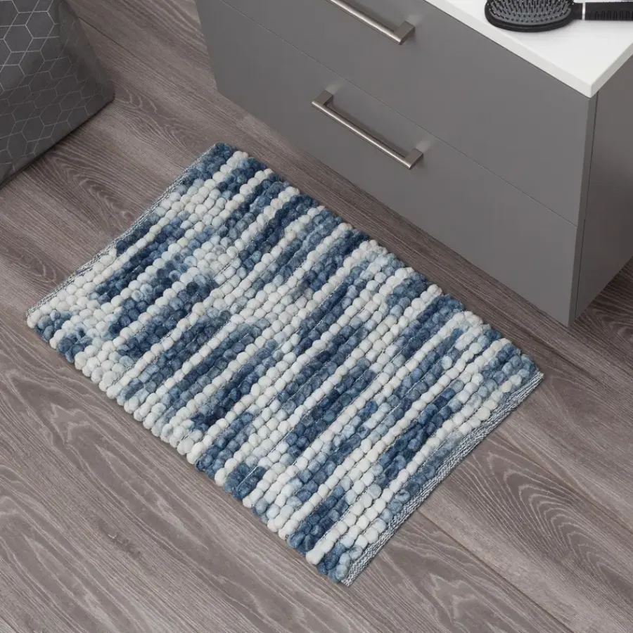 Sealskin Badmat Vintage 50x80cm blauw