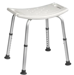 Secu Basic douchestoel zitting 51x31 cm H= 38-55 cm 100 kg