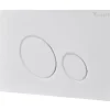 Geen Bedieningspaneel X10 mat wit voor inbouwreservoir UP100