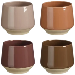 Geen Beker donker rood donker grijs licht roze donker bruin - h7xd7cm
