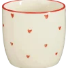 Geen Beker donker rood - h9xd9cm