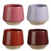 Geen Beker lila rood paars roze per stuk - h7xd7cm