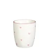 Geen Beker roze - h8,5xd8cm