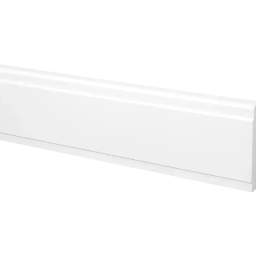 Belegstuk grenen wit gelakt 16x90mm 270cm
