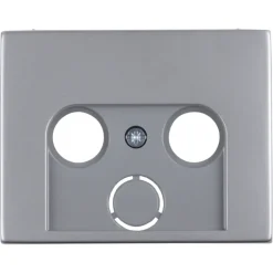 Berker K5 Centraalplaat Radio/TV RVS