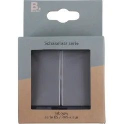 Berker K5 Serieschakelaar RVS