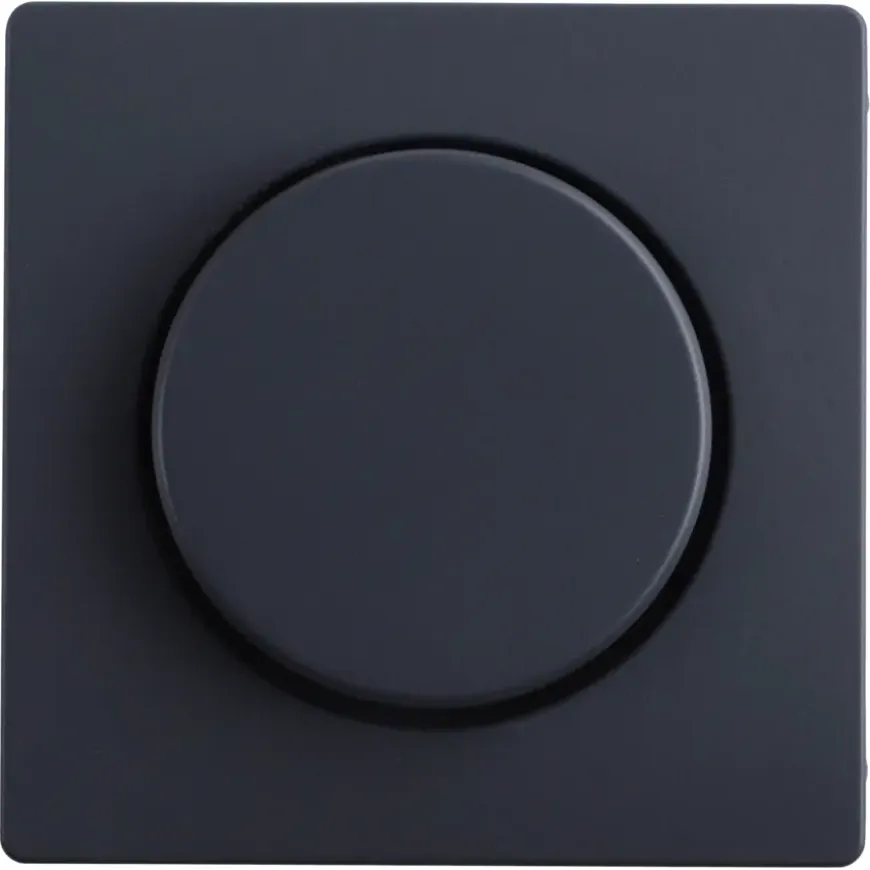 Berker Q1 Centraalplaat Dimmer Antraciet