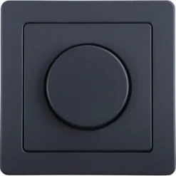 Berker Q1 Centraalplaat Dimmer Antraciet