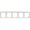 Berker S.1 Afdekraam 5-Voudig Wit