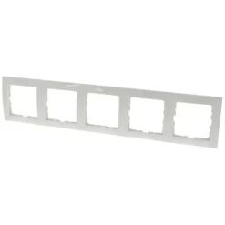 Berker S.1 Afdekraam 5-Voudig Wit