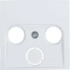 Berker S1 Centraalplaat Radio/TV Wit
