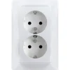 Berker S.1 Dubbel Geaard Stopcontact Wit