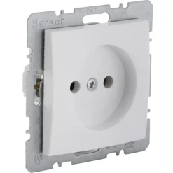 Berker S.1 Enkel Stopcontact Wit