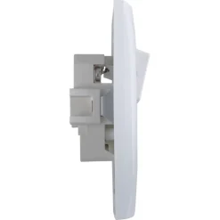 Berker S.1 stopcontact met serieschakelaar wit