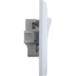 Berker S.1 stopcontact met wisselschakelaar wit