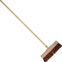 Talen Tools Bezem natuurvezel 45 cm met steel 160 cm