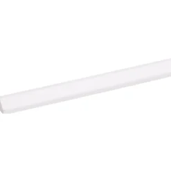 Binnenhoek lat grenen wit gegrond 11x11 mm lengte 270 cm