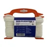 Seilflechter BIROLEN LIJN 6MM 8ST GEVL.POLY WIT 15MTR