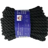 Seilflechter BIROTEX 10MM GEDR ZWART, 10MTR